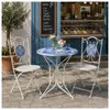 Gartentisch Metall Creme Santorin Produktbild-Vorschau 5