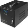 A black voltage converter is shown from a three-quarter front angle against a white background. Podgląd zdjęcia produktu