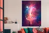 MuchoWow® Poster Weltraum - Sterne - Rot 120x180 cm - Produktbild-Vorschau 3