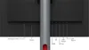 The back panel of a monitor showing various ports and labels. Produktbild-Vorschau