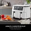 Friteuse à air double zone Ninja Max 9,5 L Blanc Voir les images du produit 23