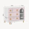 Kinderkommode 'Vaarentaa' 79 x 41 x 66 cm mit 3 Schubladen Produktbild-Vorschau 3