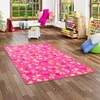 Kinder Spiel Teppich Schmetterling Pink, Größe:140x200 cm Produktbild-Vorschau 1