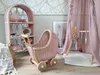 WikliBOX - Carrello in vimini per bambole Dumpy rosa sporco Anteprima dell’immagine prodotto 4