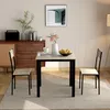 MODFU Set da pranzo con tavolo e 2 sedie per 2 persone, Anteprima dell’immagine prodotto 6