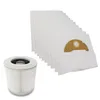 A vacuum cleaner filter and a stack of vacuum cleaner bags against a white background. Náhled obrázku produktu