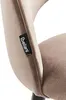 BELIANI Esszimmerstuhl 2er Set Taupe Samtstoff mit Produktbild-Vorschau 8