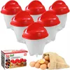 1145 Formy Na Varenie Vajec Bez Škrupín Sada 6 Kusov Náhľad obrázku produktu 2