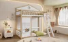 Sweiko Lit superposé, Lit de maison, avec escalier, avec Voir les images du produit 15