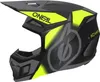 Oneal 3SRS Vision Motocross Helm, schwarz/neon-gelb, S  Produktbild-Vorschau 2