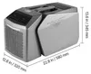 VEVOR Mobile Klimaanlage 580W, 4850 BTU Tragbare Produktbild-Vorschau 8