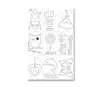 folia Ausnähkarten 110 x 170 mm farbig sortiert 50 Blatt Produktbild-Vorschau 2