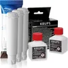 A collection of coffee machine cleaning supplies and water filters. Produktbild-Vorschau