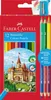 Faber-Castell 110312 Matite colorate ECO + 3 Bicolore Anteprima dell’immagine prodotto 1