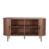Möbilia Sideboard | 2 Schiebetüren | B 140 x T 40 x H 76 cm Produktbild-Vorschau 2