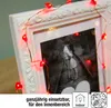 LED Lichterkette Herzen 1,05 m beleuchtet,  20 rote LEDs, Produktbild-Vorschau 5