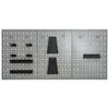 vidaXL Werkzeugwand 3 Stk. 40×58 cm Stahl Produktbild-Vorschau 2