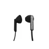 A pair of black wired earbuds with the Urbanista logo on one of them, isolated on a white background. Produktbild-Vorschau