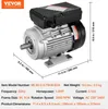 2,2kW moteur électrique 2800tr/min AC 220-240 V 13,8A Voir les images du produit 7