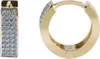 375/- Gold "Leyla" Klapp-Creolen mit Zirkoniabesatz, 9 Produktbild-Vorschau 1