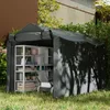 Outsunny Garagenzelt, wasserdicht Zeltgarage mit Tür, Produktbild-Vorschau 7