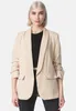 Rayshyne Stylischer Damen Business Blazer mit gerafften Produktbild-Vorschau 2