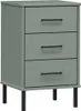 VidaXL 350977, Grau, Metall, Pinienwald, OSLO, 400 mm, 350 Produktbild-Vorschau 2