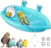 Vogel Badewanne Mit Spiegel,Vogelkäfig Dusche Produktbild-Vorschau 1