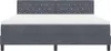 vidaXL Lit boxspring avec matelas gris foncé 180 x 200 cm Voir les images du produit 7