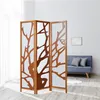Homestyle4u Design Screen Room Divider 3 kusy Drevo Moderná Náhľad obrázku produktu 1