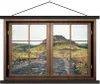 MuchoWow® Textilposter Aussicht - Berg - Steine 60x40 cm Produktbild-Vorschau 1