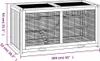 vidaXL Klietka pre škrečka 104 x 52 x 54 cm jedľový masív Náhľad obrázku produktu 7