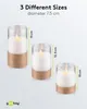 Goobay LED Echtwachs Kerzen im Glas 3er Set IP20 weiß Produktbild-Vorschau 11
