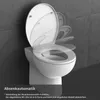 WC Sitz mit Absenkautomatik in D-Form mit Quick-Release Produktbild-Vorschau 2