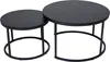 Two nesting circular coffee tables on a white background. Náhľad obrázku produktu