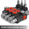 SucceBuy Distributeur hydraulique à 3 bobines, 11 GPM Voir les images du produit 7