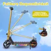 Elektroscooter Mit Stoßdämpfende Funktion, LED-Anzeige E Produktbild-Vorschau 8