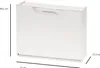 Schuhschrank 51X17.3X40Cm Weiss Produktbild-Vorschau 4