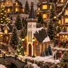 Church battery operated l15xb16,5xh31cm Kerst Luville Productafbeelding-voorbeeld 5