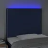 CLORIS Bettkopfteil LED Kopfteil Blau 90x5x118/128 cm Produktbild-Vorschau 3