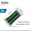 ECENCE Blumendraht 3x in der Farbe Grün Bindedraht je Rolle Produktbild-Vorschau 4