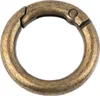 1 Ring Karabiner Rund | 34mm x 6mm altmessing Produktbild-Vorschau