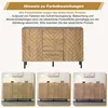 Credenza Merax con 3 cassetti e 2 ante, mobile da salotto Anteprima dell’immagine prodotto 6