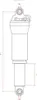 Dt Swiss R 232 One Remote R2 Ammortizzatore a cerniera Nero Anteprima dell’immagine prodotto 3