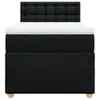 Boxspringbett mit Matratze Schwarz 100x200 cm Stoff Produktbild-Vorschau 6