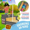 KIDIZ® Sandkasten Ahoi - Piratenschiff Boot Segelschiff aus Produktbild-Vorschau 3