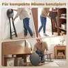 Zestaw 2 sztuk składanych stołków barowych HOMCOM z Podgląd zdjęcia produktu 4