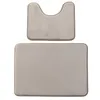 2-teiliges Badematten-Set 50 × 70 cm Memory Foam Soft Produktbild-Vorschau 3