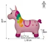 Jamara Hüpftier Einhorn bunt mit Pumpe Produktbild-Vorschau 13