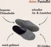 PANTOFFELMANN Filzpantoffeln Herren Damen Winter Filz Produktbild-Vorschau 3